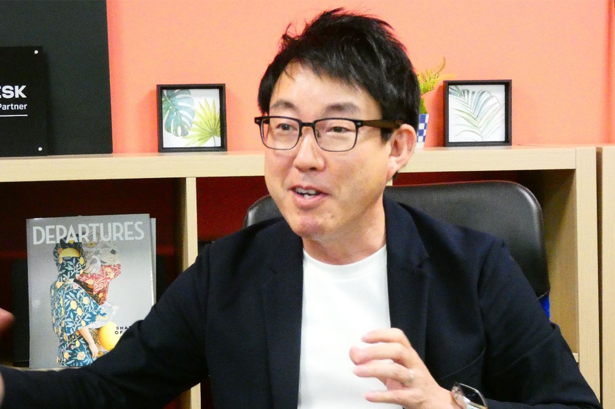 代表取締役会長CEOの守屋史章氏
