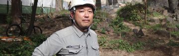 共栄造園有限会社の主任技術者の梅野さん