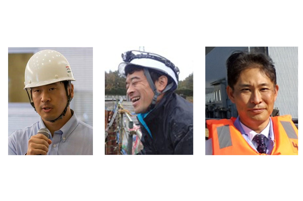 左から、和木洋さん、黒田哲也さん、高橋武宏さん