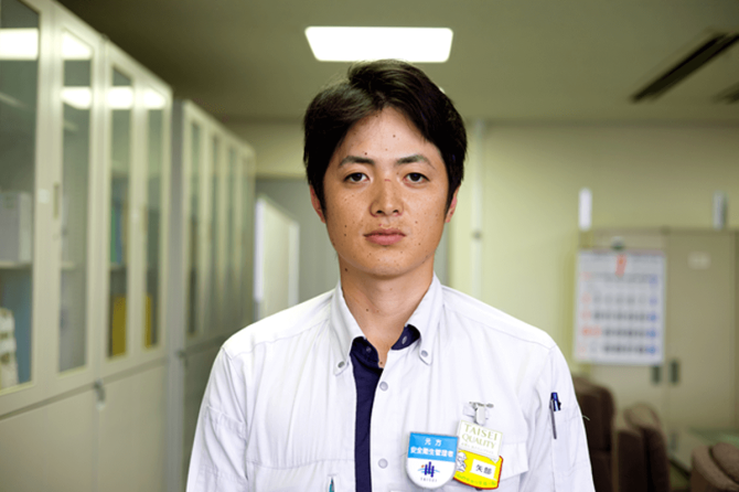矢部 和史さん　大成建設株式会社関西支店 淀川大堰閘門本体工事作業所 監理技術者