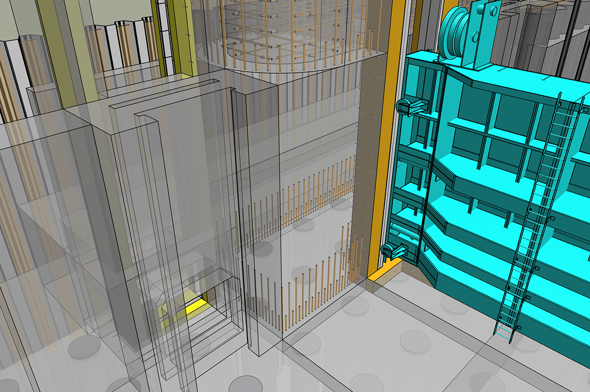 大成建設が作成した3Dデータ(大成建設提供)