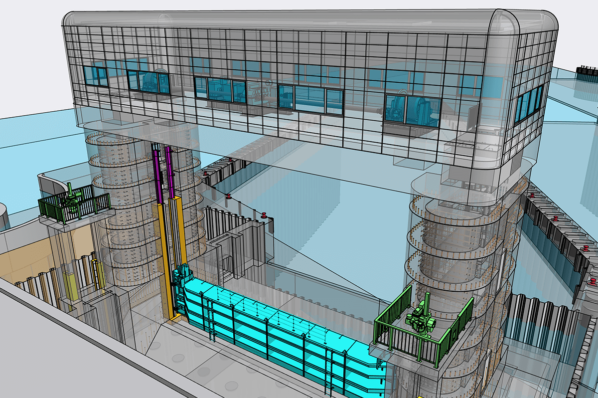 大成建設が作成した3Dデータ（大成建設提供）
