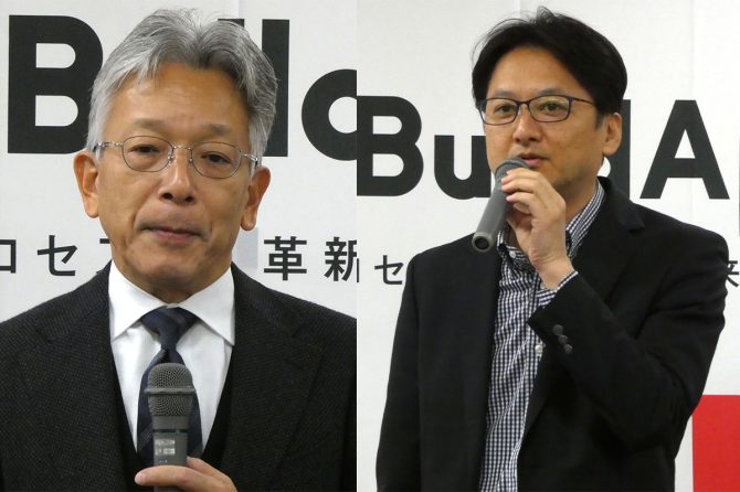左から、芝浦工業大学 建築学部教授の蟹澤宏剛氏、野原グループ株式会社 グループCDOの山﨑芳治氏