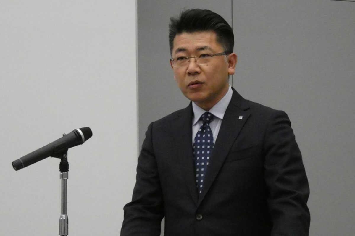 YKK AP執行役員商品開発本部ビル商品開発部長の合林勝則氏