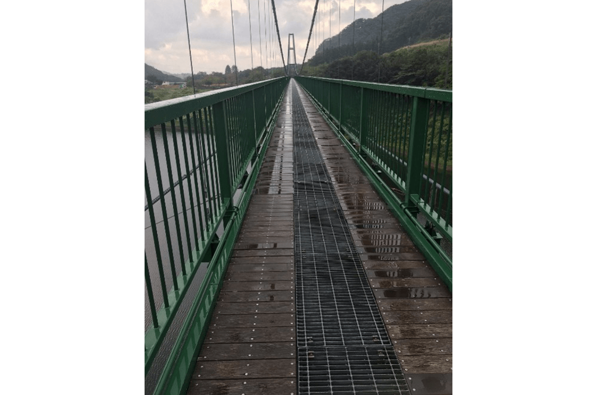 もみじ谷大吊橋 撮影:角さん