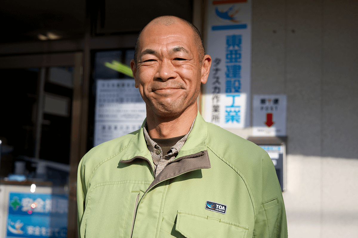 縄井 研一さん　東亜建設工業株式会社 タナスカ作業所 現場代理人