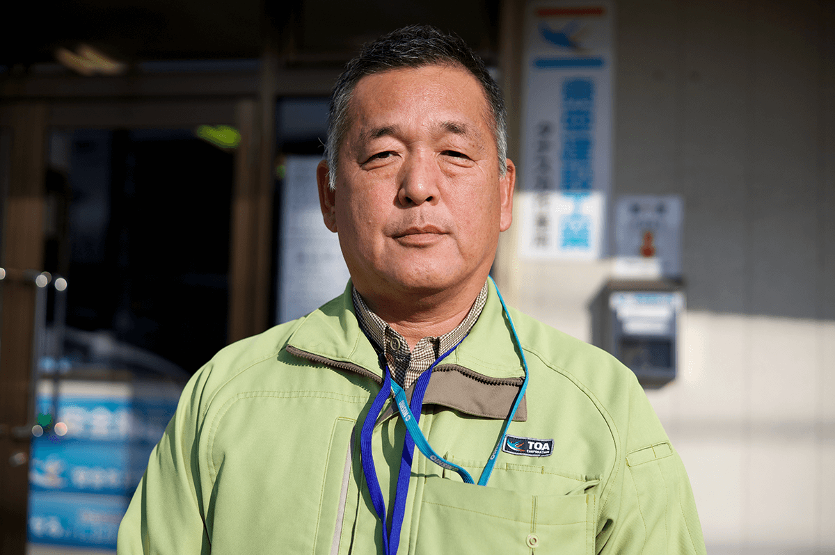 河野 一郎さん　東亜建設工業株式会社 タナスカ作業所長・監理技術者