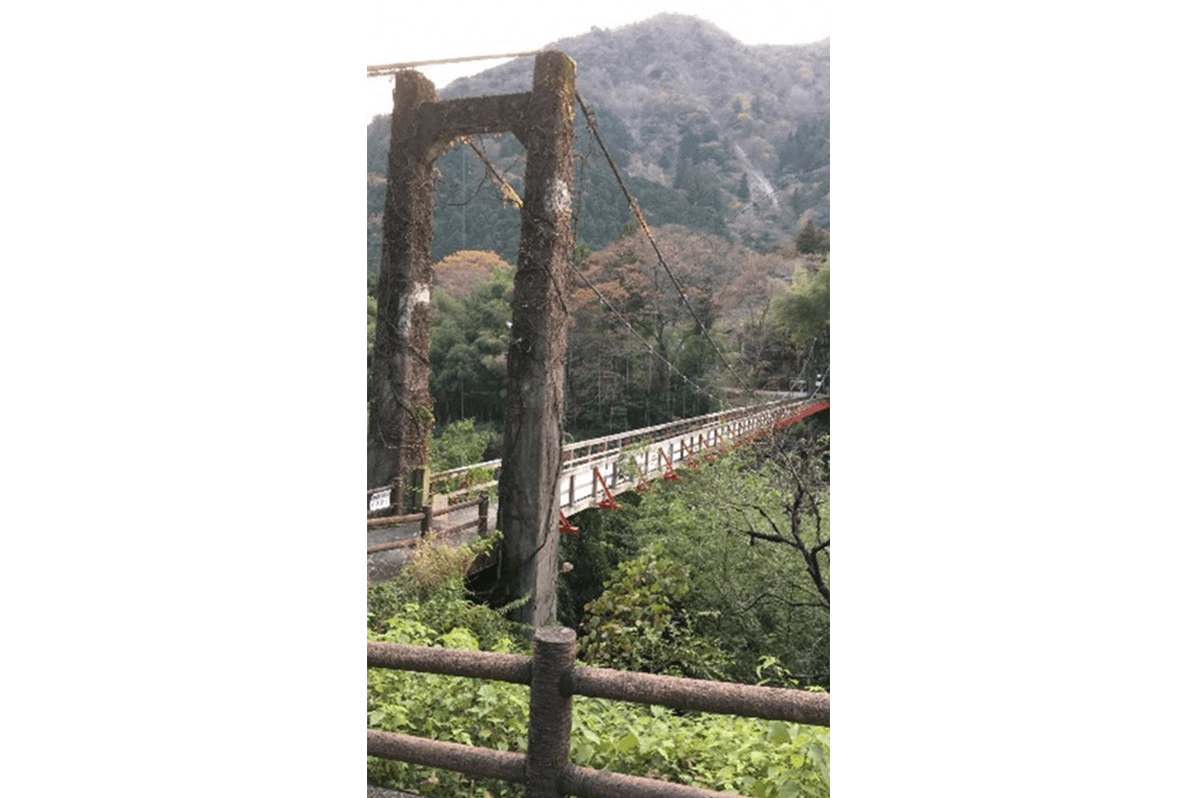 宮前橋(恋の吊橋) 撮影:角さん