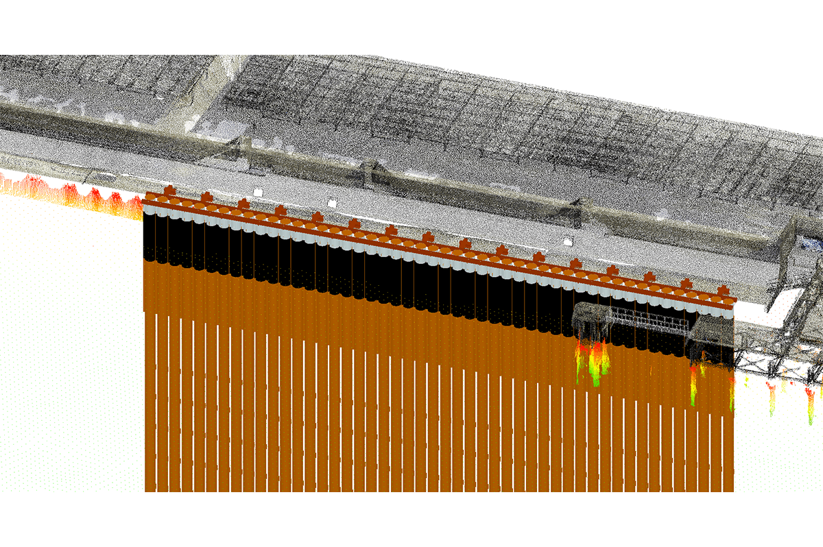 独自に作成したCIMデータ（東亜建設工業提供）