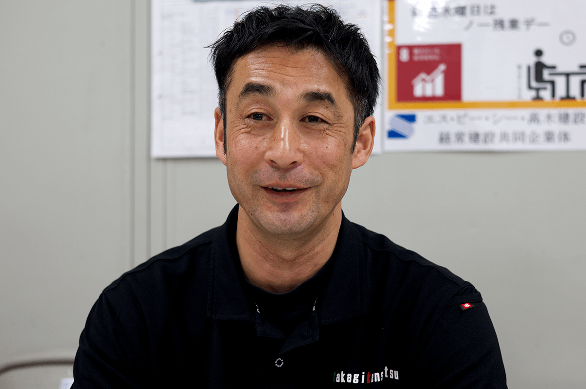梶浦 智也さん エス・ビー・シー・高木建設JV 現場代理人