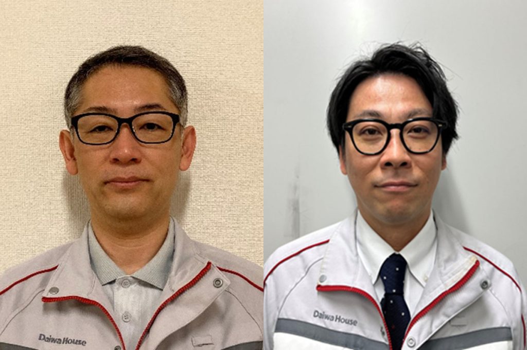 大和ハウス工業 総合技術研究所主任研究員の本間瑞基氏（左）と、同社 建設DX推進部DX企画室室長の吉川明良氏
