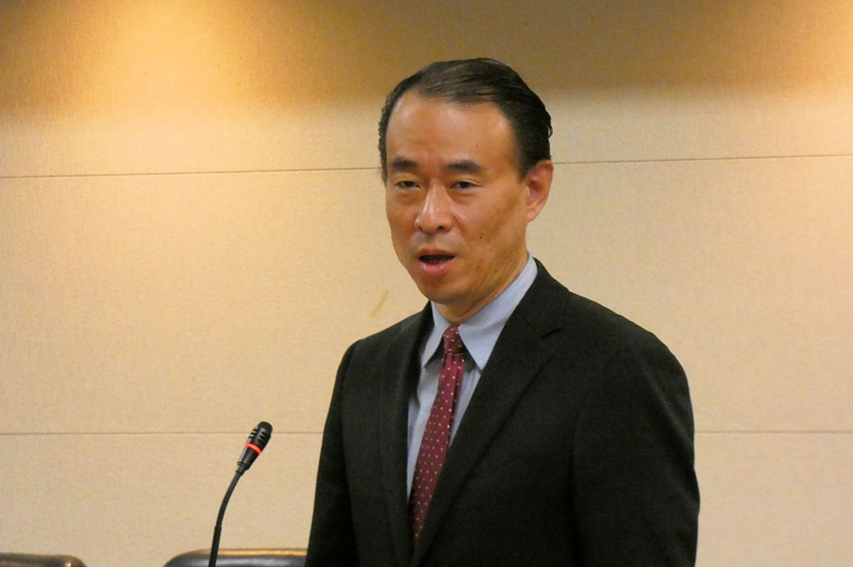 国土交通省の塩見 英之不動産・建設経済局長が中央建設業審議会総会であいさつ
