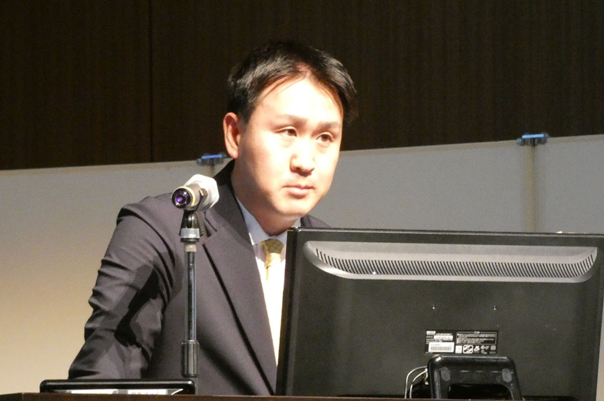 愛亀 道路管理営業部の西山諒氏