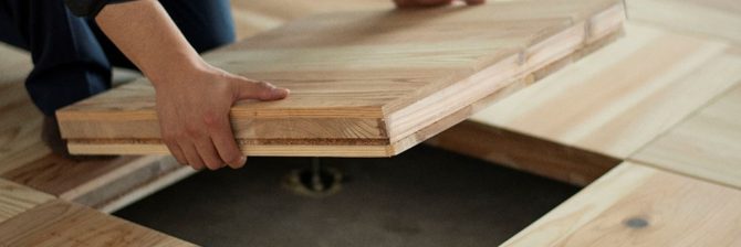 国産材のCLTを活用した新たな床システム 6社連携で開発・販売