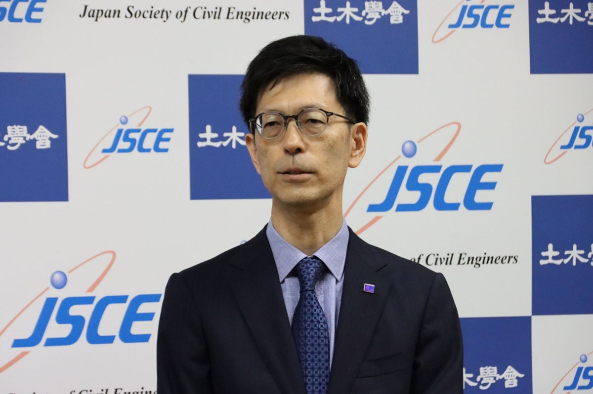 株式会社エスイーESCON事業部の永野誠史設計・企画部長は、「ESCONビーム」を通してインフラの高度化に貢献したいと語った。