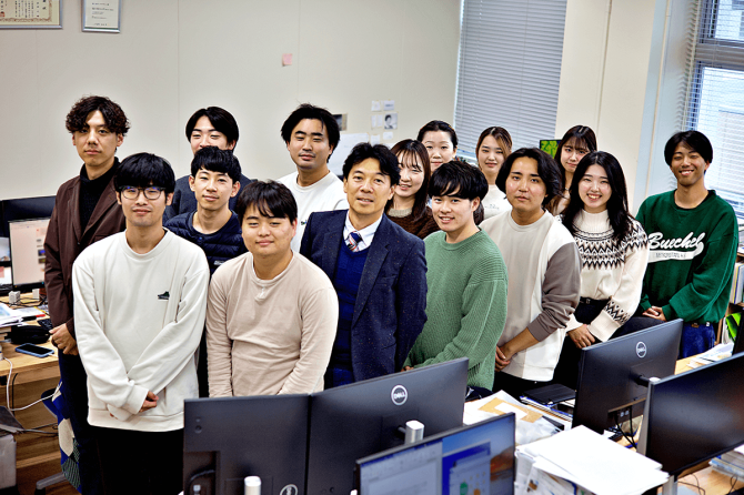 景観まちづくり研究室の皆さん
