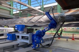 【川田工業・川田テクノロジーズ・常盤電機】橋梁塗装でロボットを活用。遠隔地からの進捗管理も可能へ