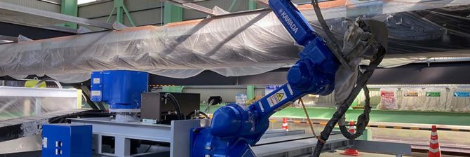 【川田工業・川田テクノロジーズ・常盤電機】橋梁塗装でロボットを活用。遠隔地からの進捗管理も可能へ