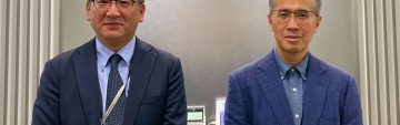 左から、ケイアイスター不動産執行役員グループ購買統括上席部長の山﨑俊一氏、取締役常務執行役員CFOの阿部和彦氏