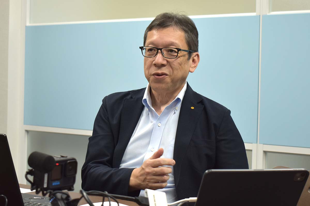 川田工業執行役員橋梁事業部の枝元勝哉開発部長