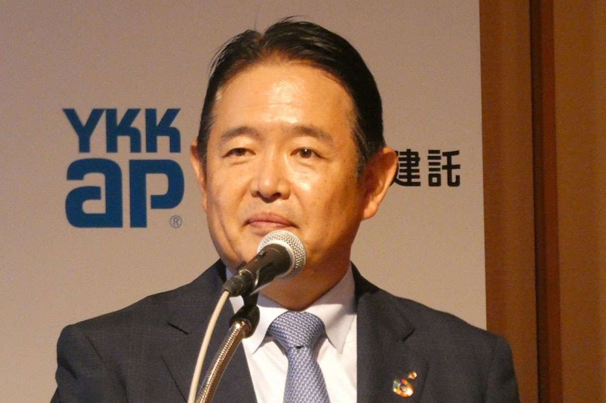 プラットフォームに参加する意義と目的について語る大東建託の竹内社長