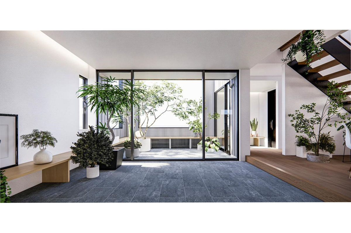 「YUIE BOTANICAL FLAGSHIP MODEL」のRELAX MODERNデザイン(内観イメージ)