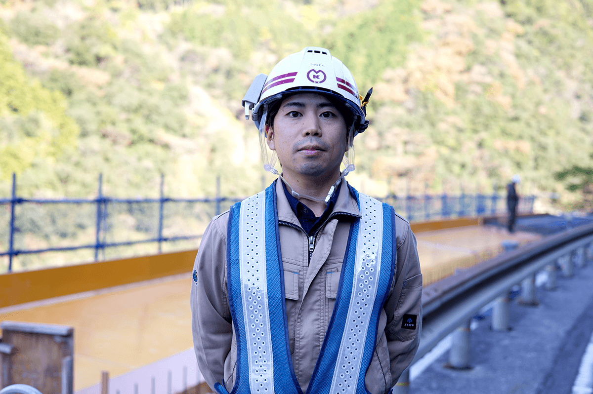 梅原 稜河さん ミタニ建設工業株式会社