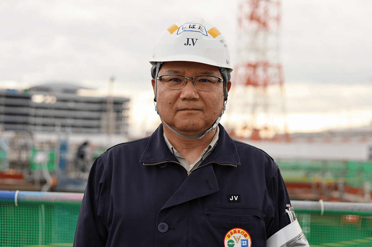 柴田 佳彦さん 鹿島・東亜・あおみJV 羽田アクセス線シールド工事事務所長(現場代理人)