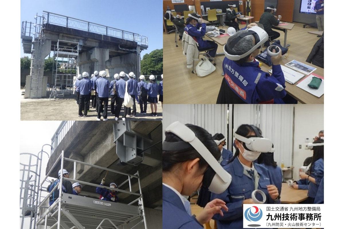 橋梁実モデルと橋梁メンテナンスVRを活用した橋梁メンテナンスの技術力向上の取組