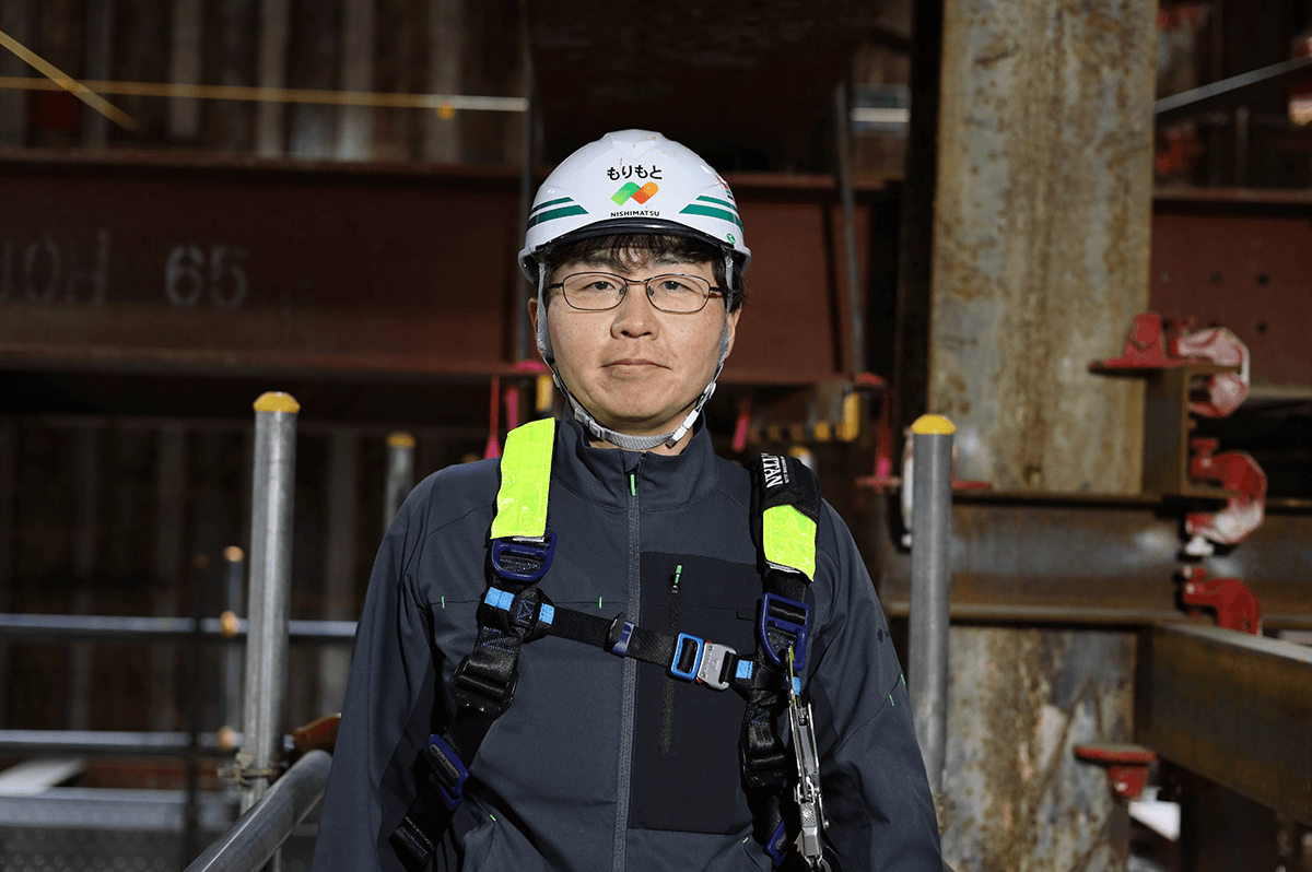 森本 知三さん 西松建設株式会社 令和4年度 東京国際空港アスセス鉄道 連絡通路部仮切り回し通路築造工事 監理技術者・副所長