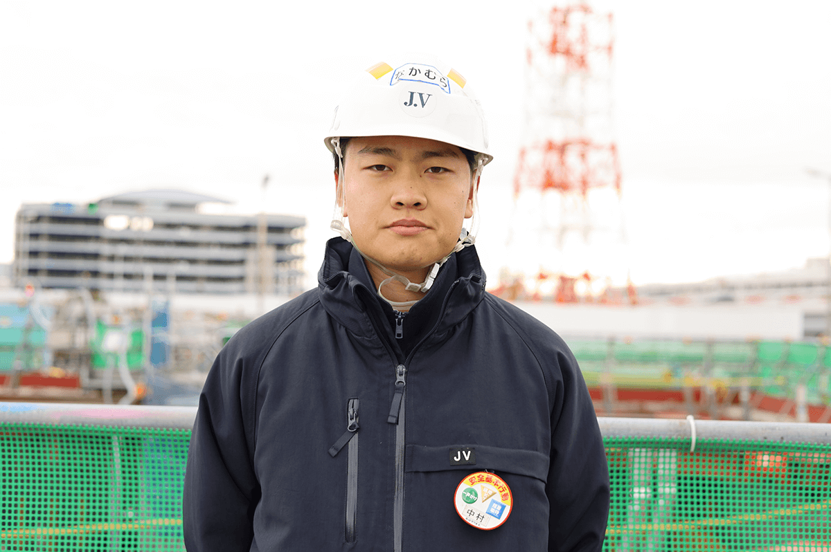 中村 駿太くん 鹿島・東亜・あおみJV 羽田アクセス線シールド工事事務所