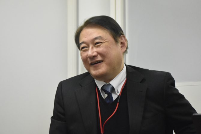 日建リース工業営業本部先端仮設BIMCIM本部の本部長の小川浩氏