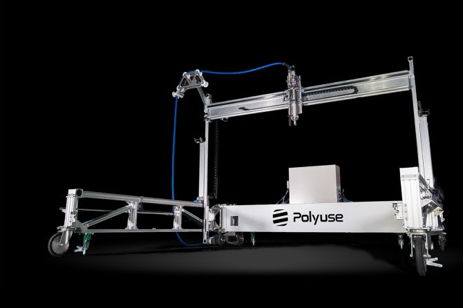 国産建設用3Dプリンタ「Polyuse One（ポリウス ワン）」