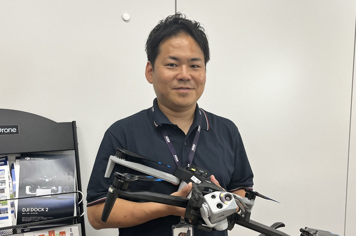 KDDIスマートドローン ソリューションビジネス推進1部 貴島康二氏
