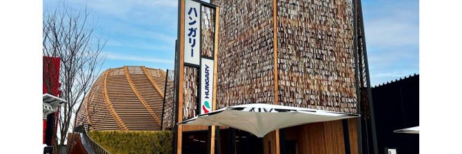 万博のハンガリーパビリオンを施工した橋本組。地方から国家プロジェクトへの挑戦