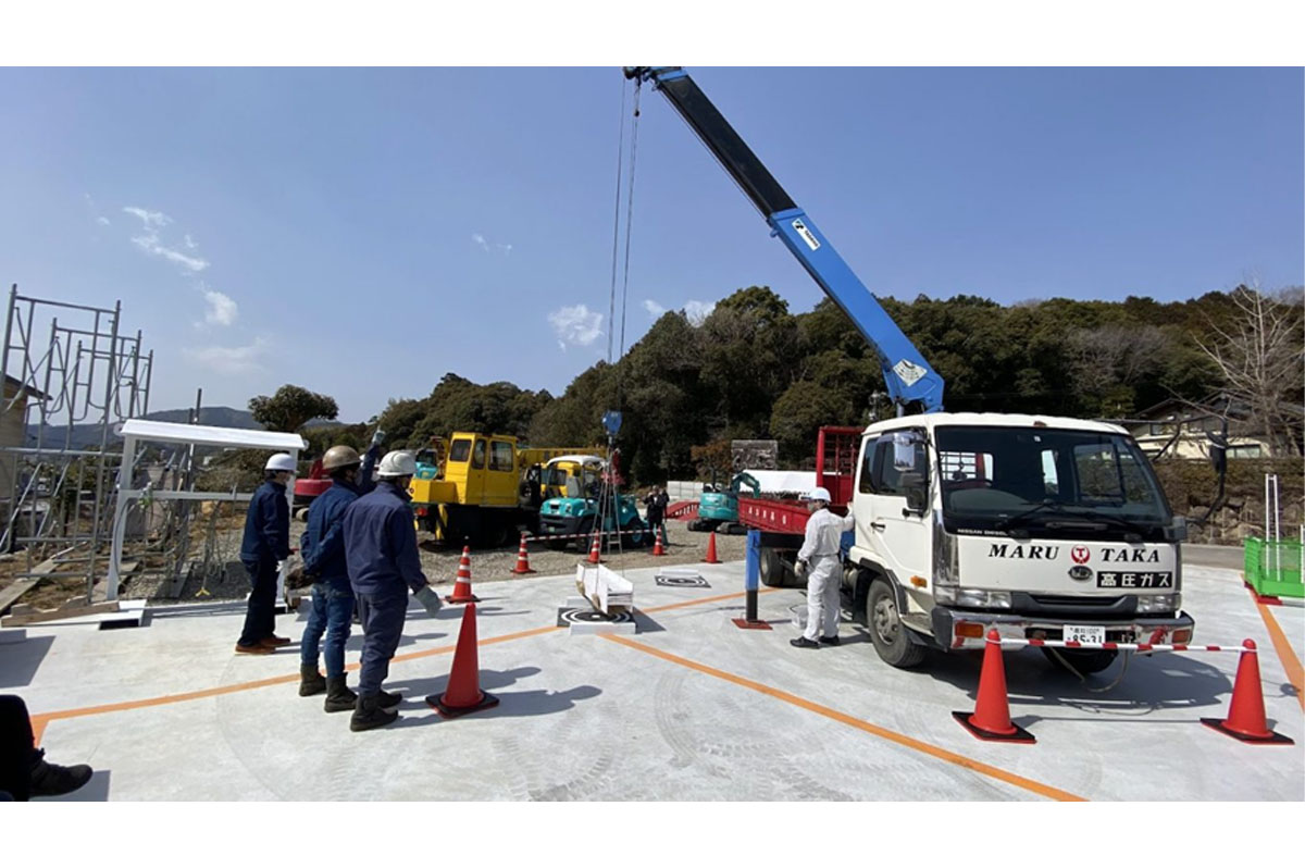 高知建機技能センターで玉掛け講習(出典:高知丸高HP)