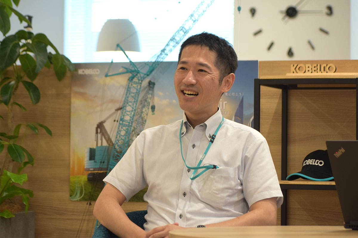 コベルコ建機株式会社 新事業推進部K-D2事業推進グループ長の岡本真典氏