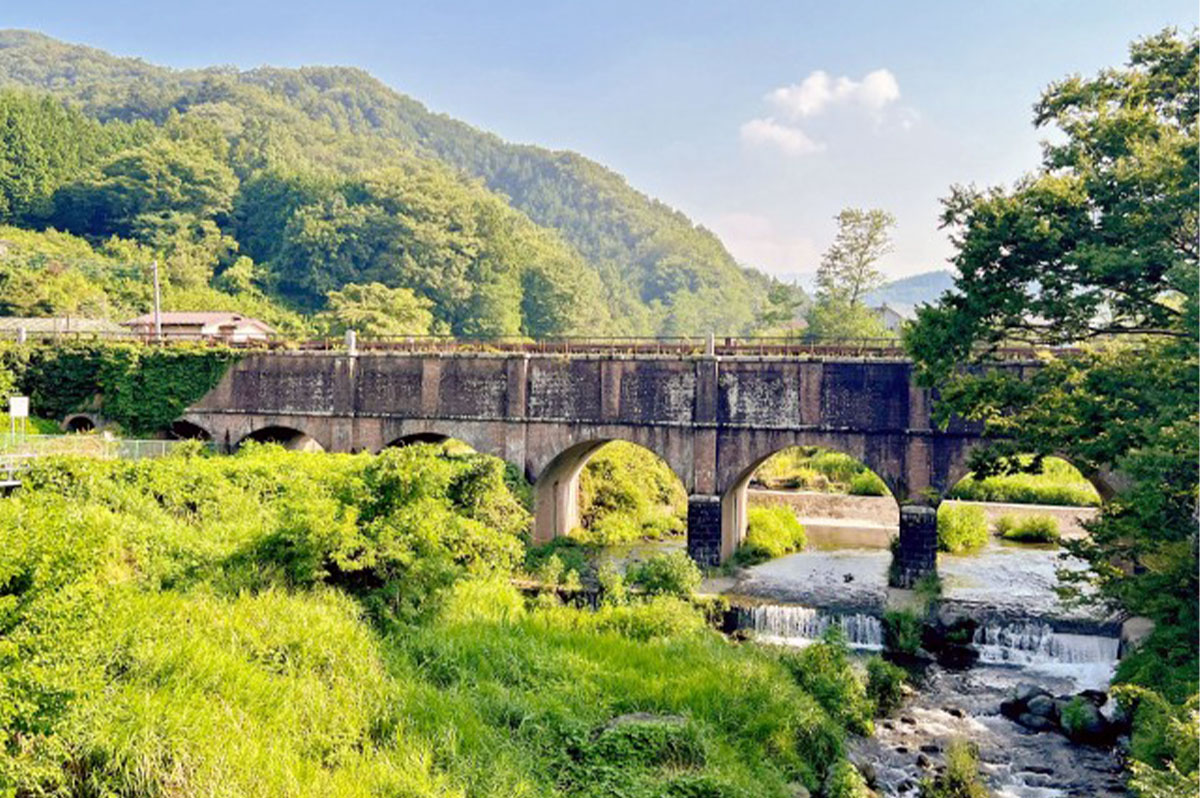 駒橋発電所落合水路橋(山梨県)