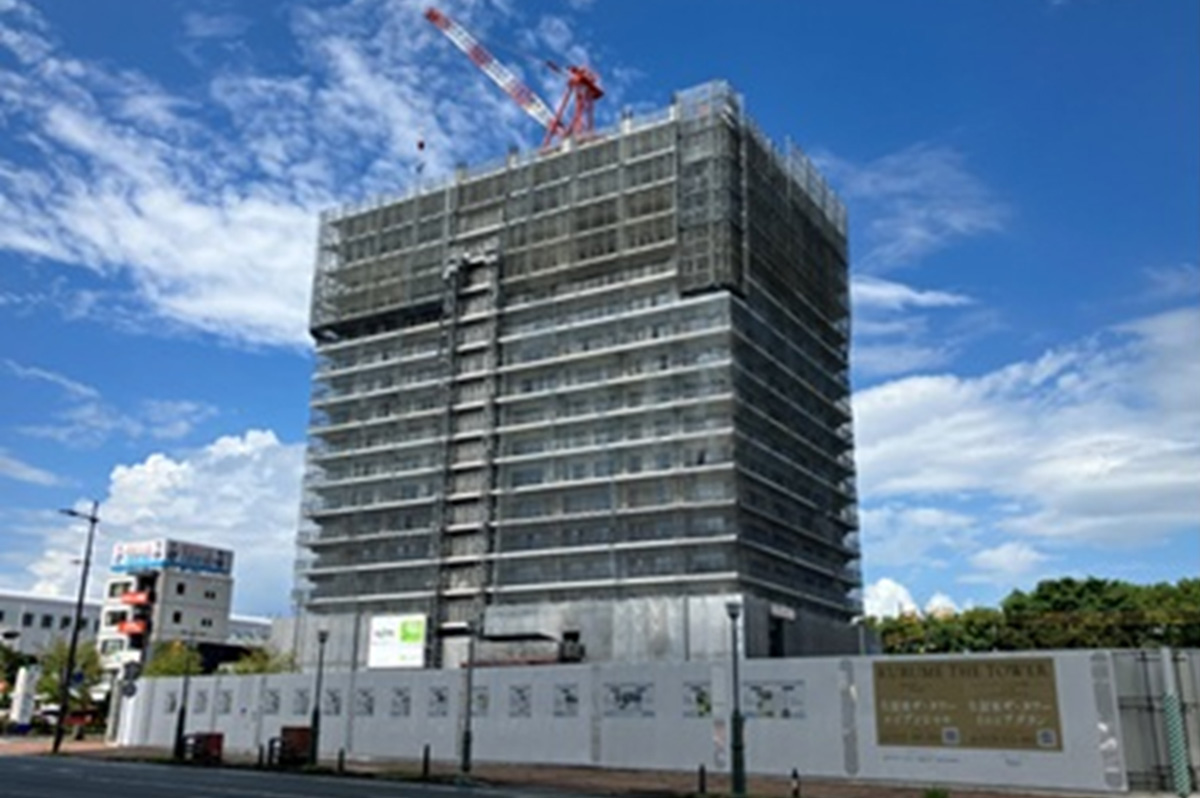 久留米駅第二街区第一種市街地再開発事業施設建築物建築工事