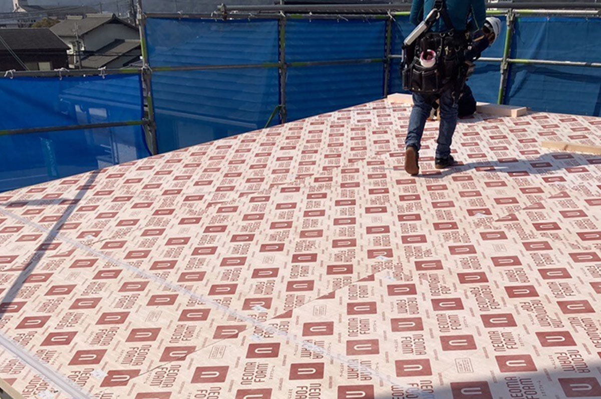 「ネオマフォーム」工法を早期に導入