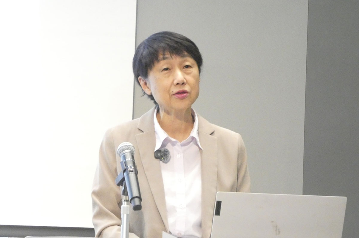 東京スカイツリー建設工事副所長をつとめるなど活躍された、服部道江さんが特別講演で登壇