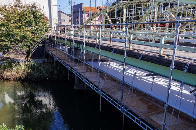石川県加賀市の福田橋と同橋歩道橋の修繕工事で導入された、日綜産業の「New Standard Deck（ニュースタンダードデッキ、NSD）」