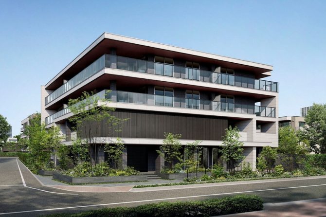 「THE STATELY（ザ ステイトリー）」外観パース