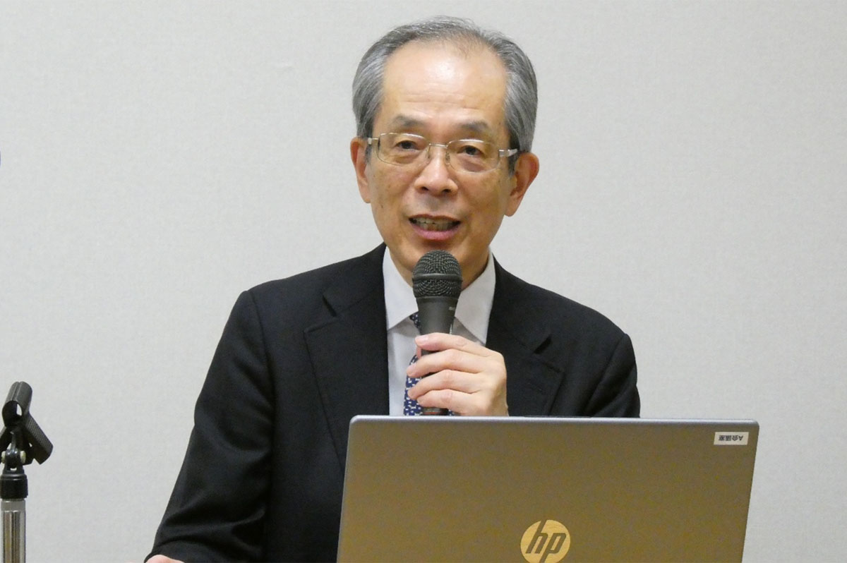 構造設計基本WGの横田弘主査（北海道大学名誉教授）