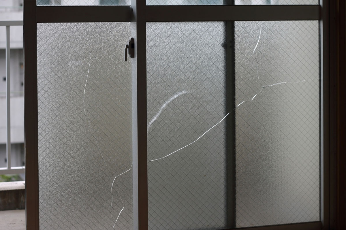 猛暑による熱割れ事例