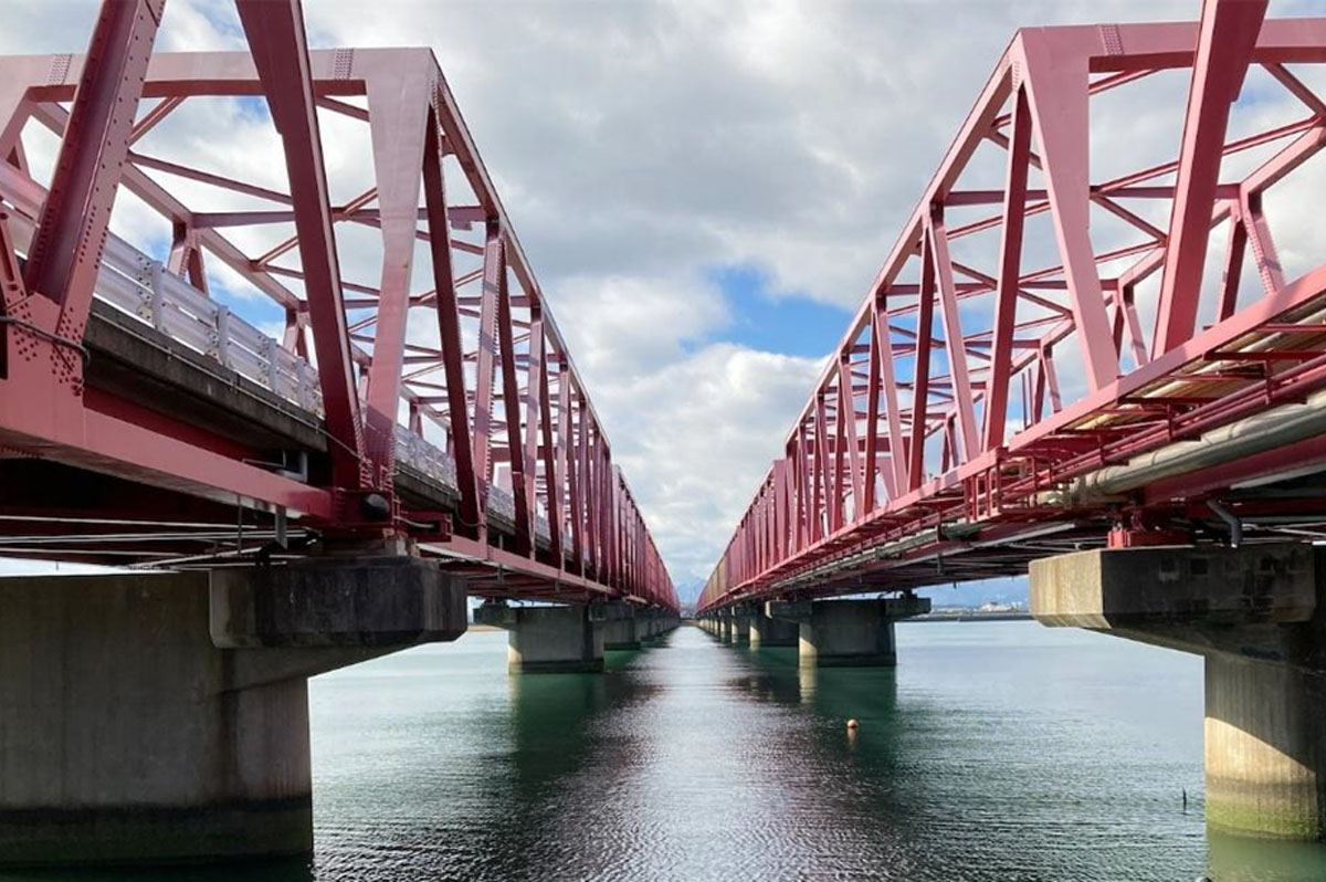 国道23号揖斐長良大橋の補修補強工事