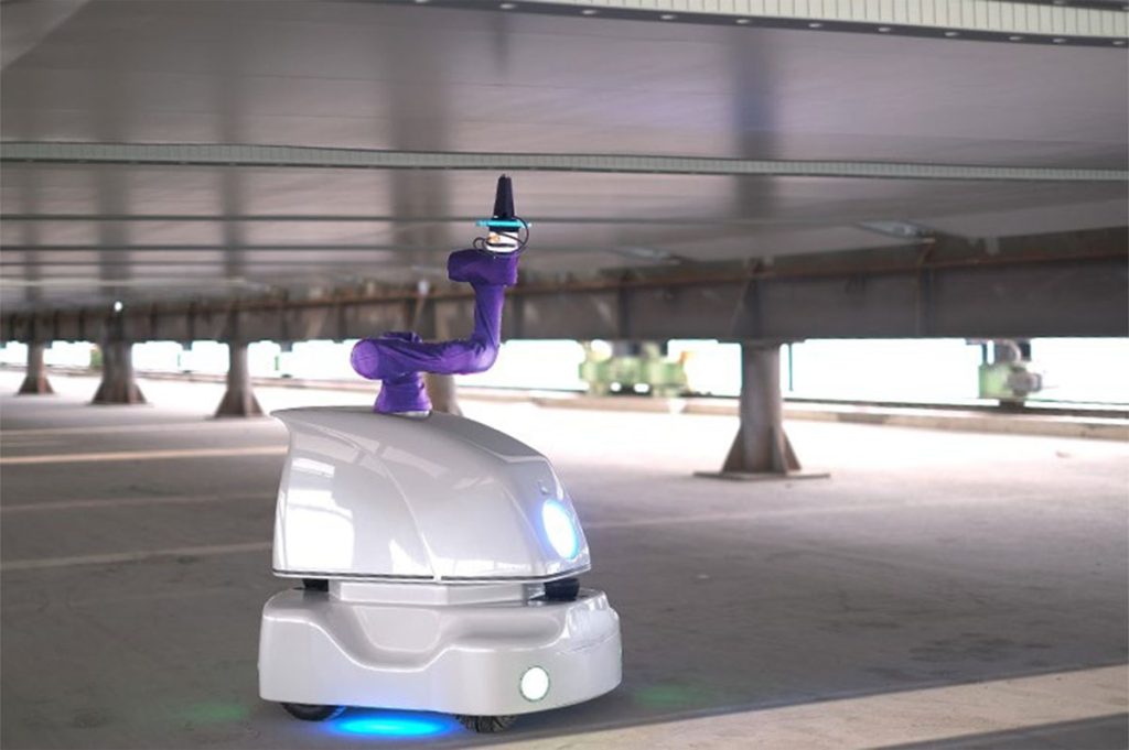 塗膜厚自動検査ロボット