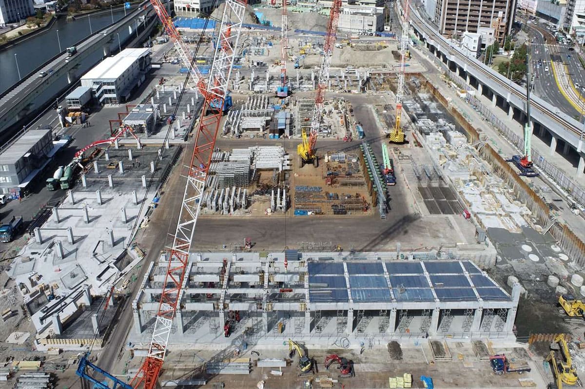 戸田建設・上滝・谷川建設JVとして参画した「長崎スタジアムシティプロジェクト」