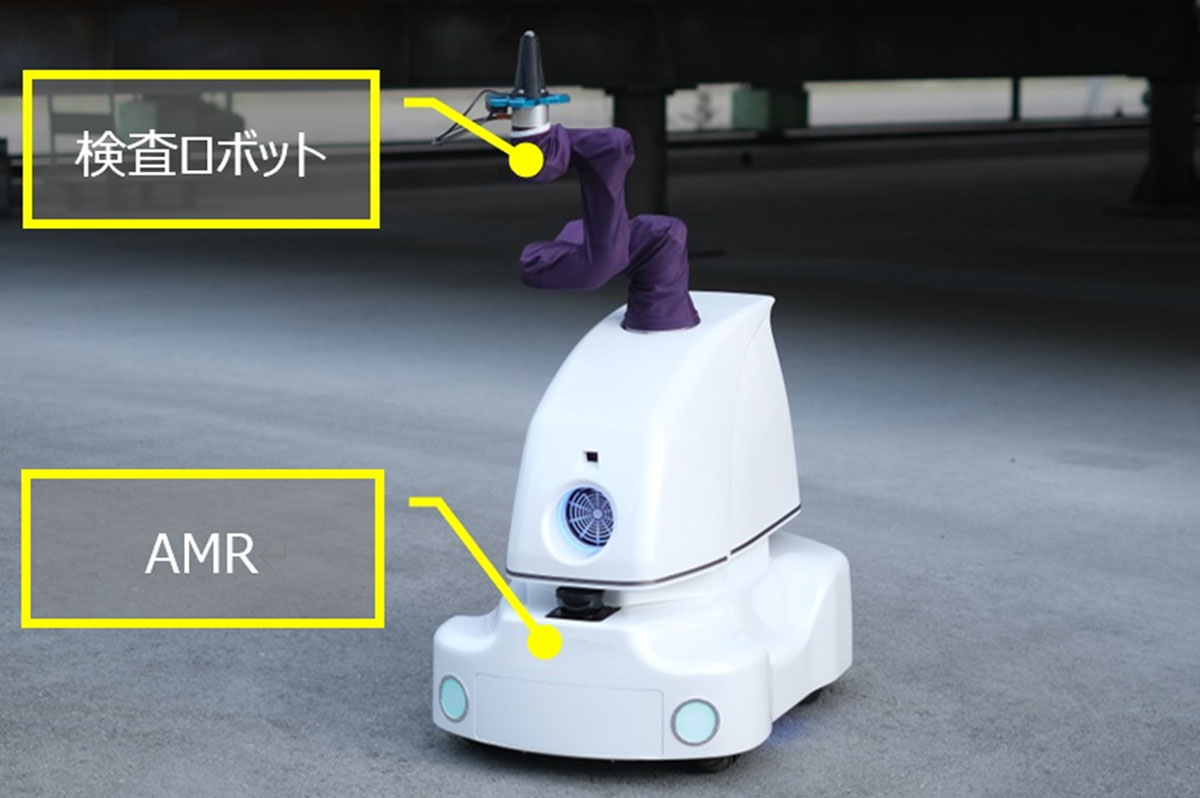 塗膜厚自動検査ロボットの構成