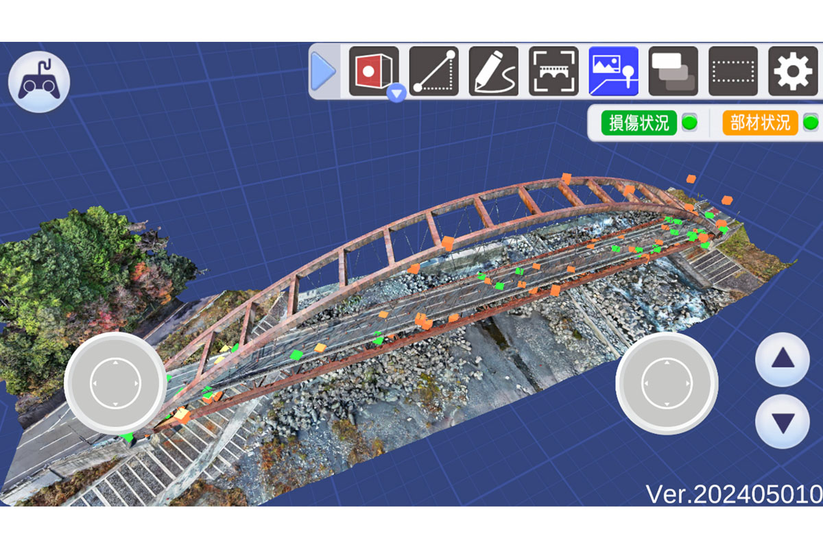 ゲームエンジンを活用した損傷情報の3次元記録に向けた取組
